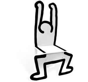 Vilac Holzstuhl Keith Haring weiß